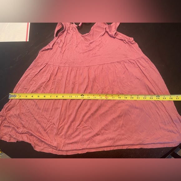 Dusty rose top /beach cover up - Picture 6 of 9